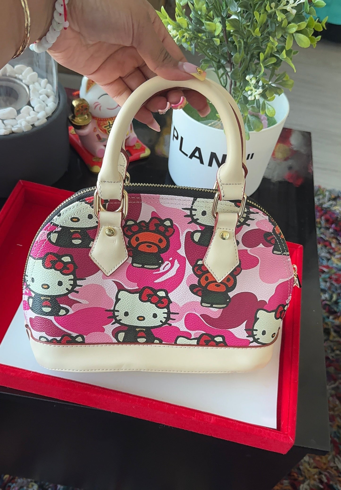 Pink Camo HK Shell Bag