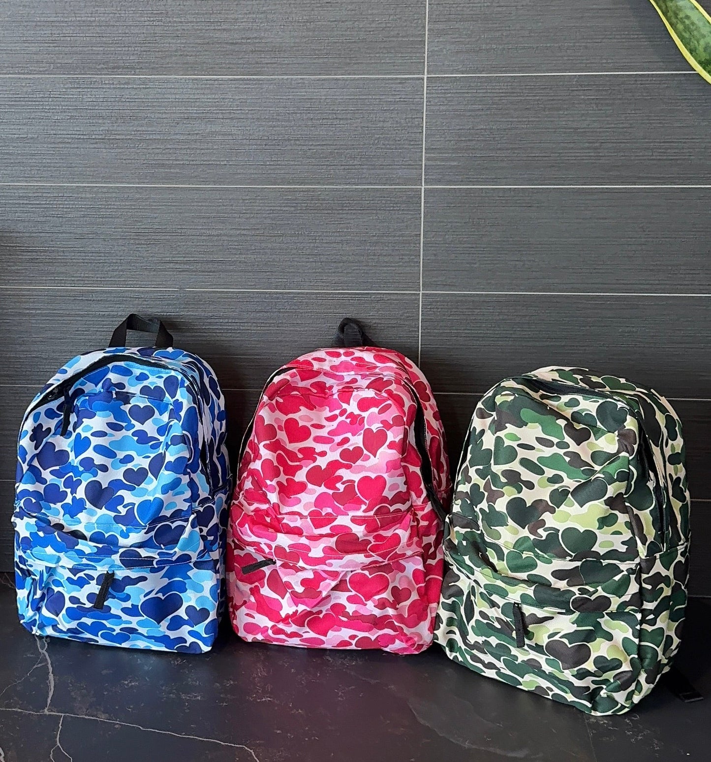 Heart Camo Backpack