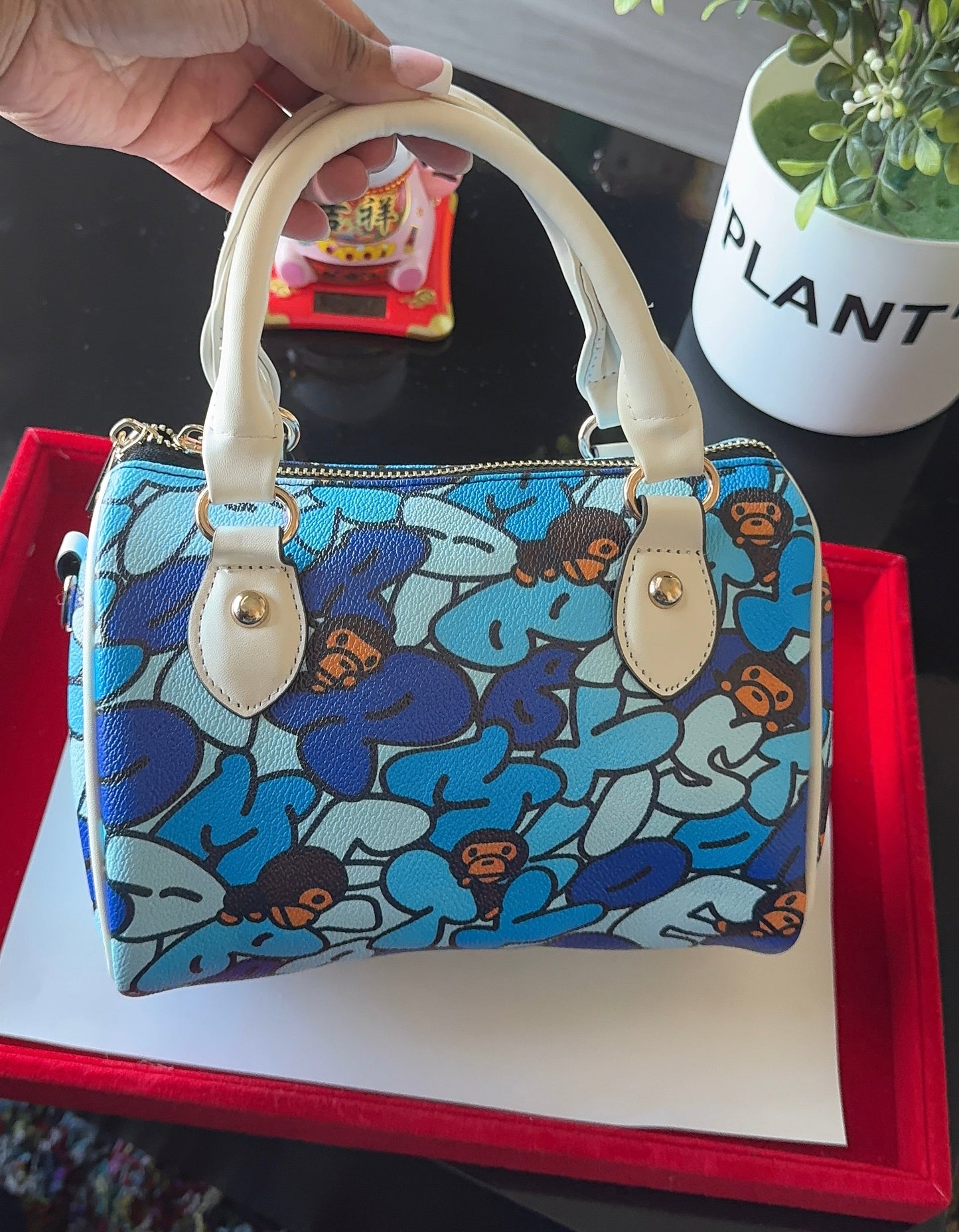 Blue ABC Pillow Bag