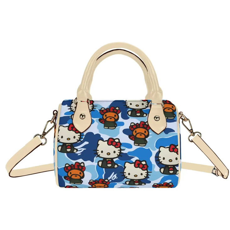 Blue Camo Pillow Bag