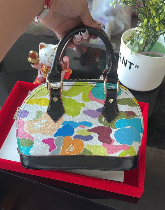 Multi Camo Shell Bag