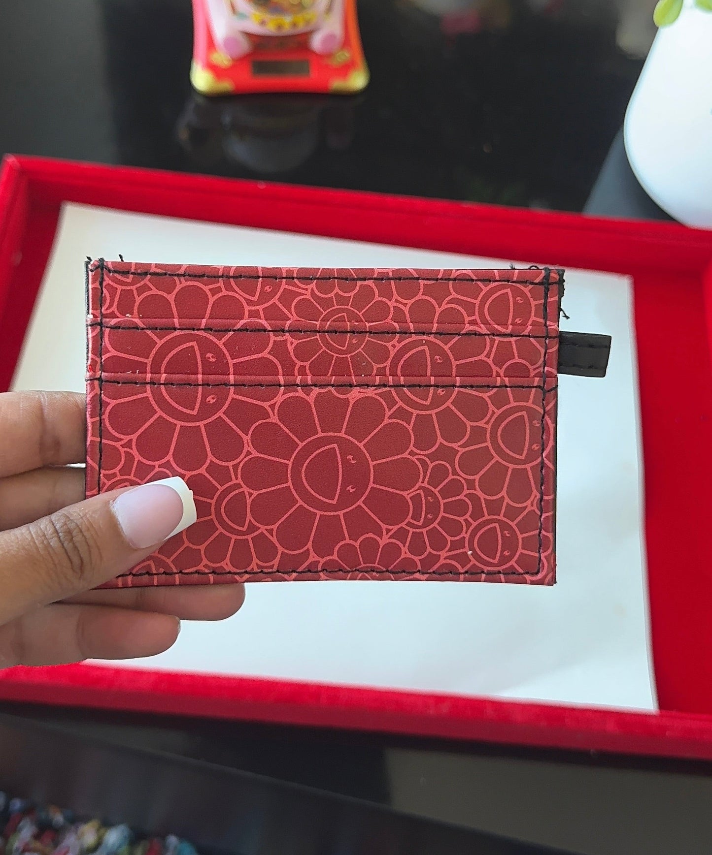 Red Kami Card Wallet