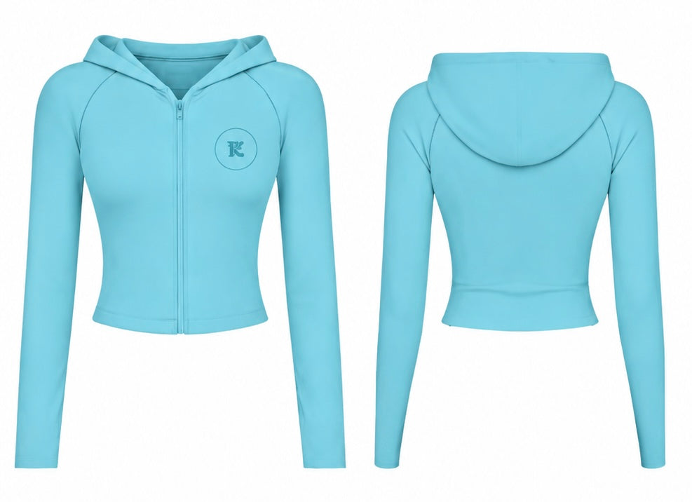 Sky Blue BASICS Zip
