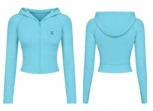Sky Blue BASICS Zip