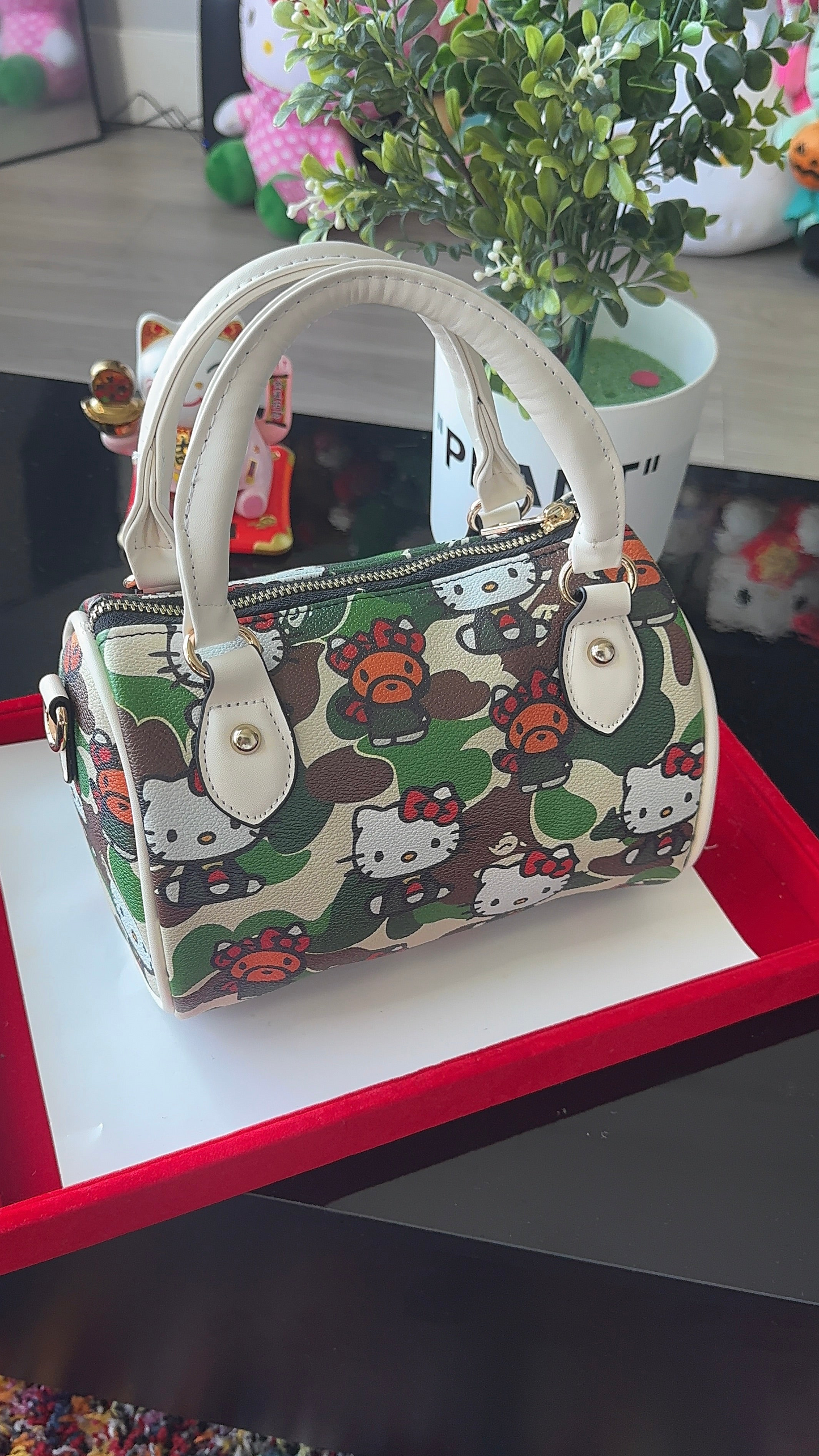 Green Camo HK Pillow Bag