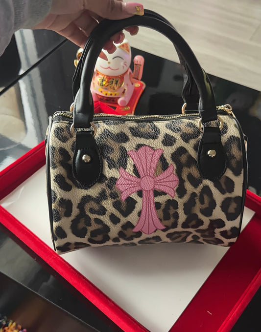 Cross Cheetah Pillow Bag