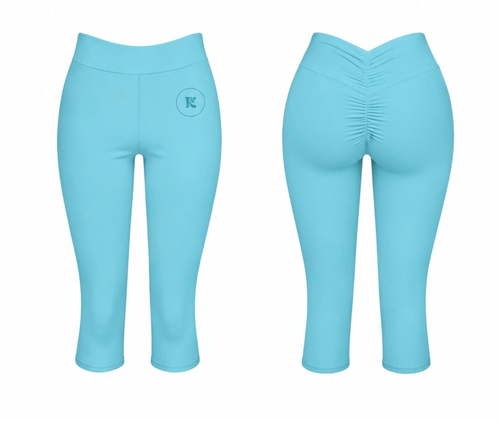 Sky Blue BASICS Capris