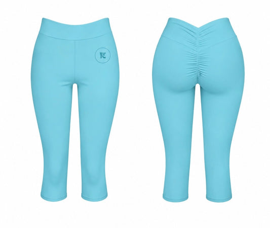 Sky Blue BASICS Capris