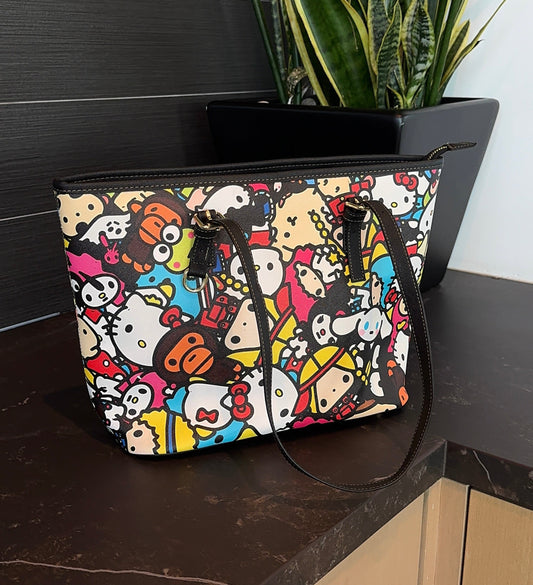 HK & Friend Figures Mini Tote Bag