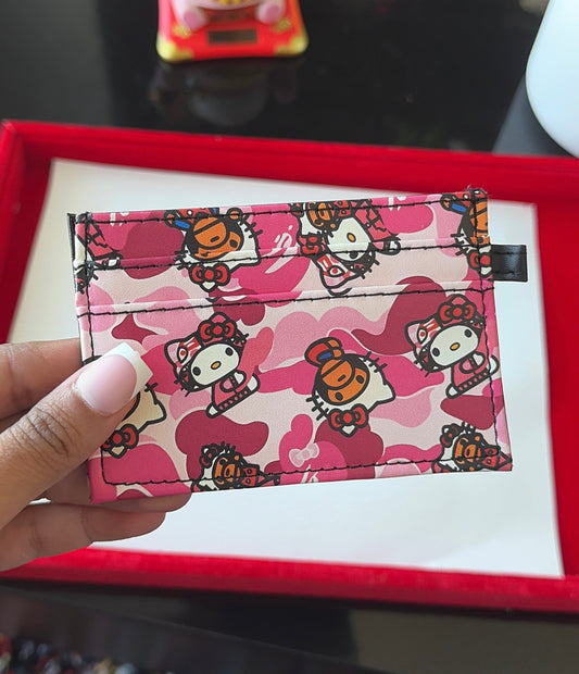 Pink Camo HK Card Wallet