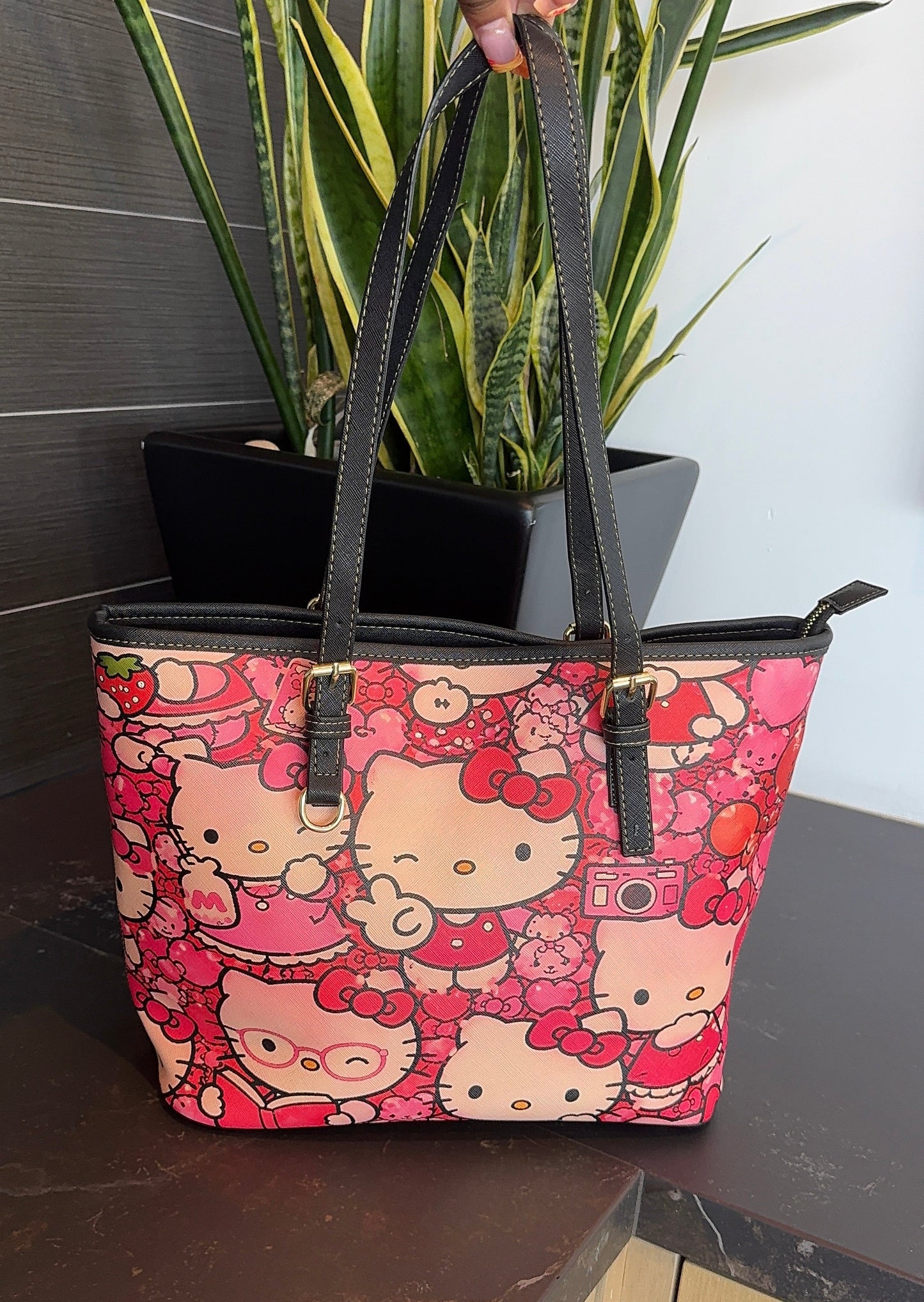 HK Pink Out Mini Tote Bag