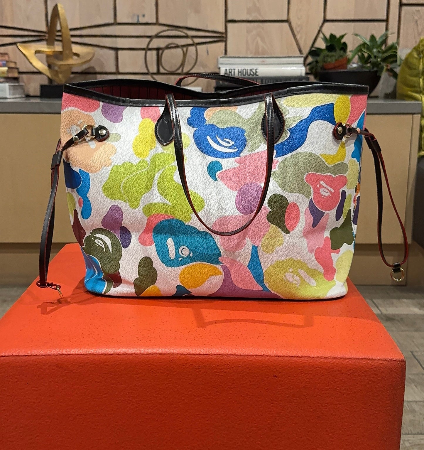 Multi Camo Large Tote Bag