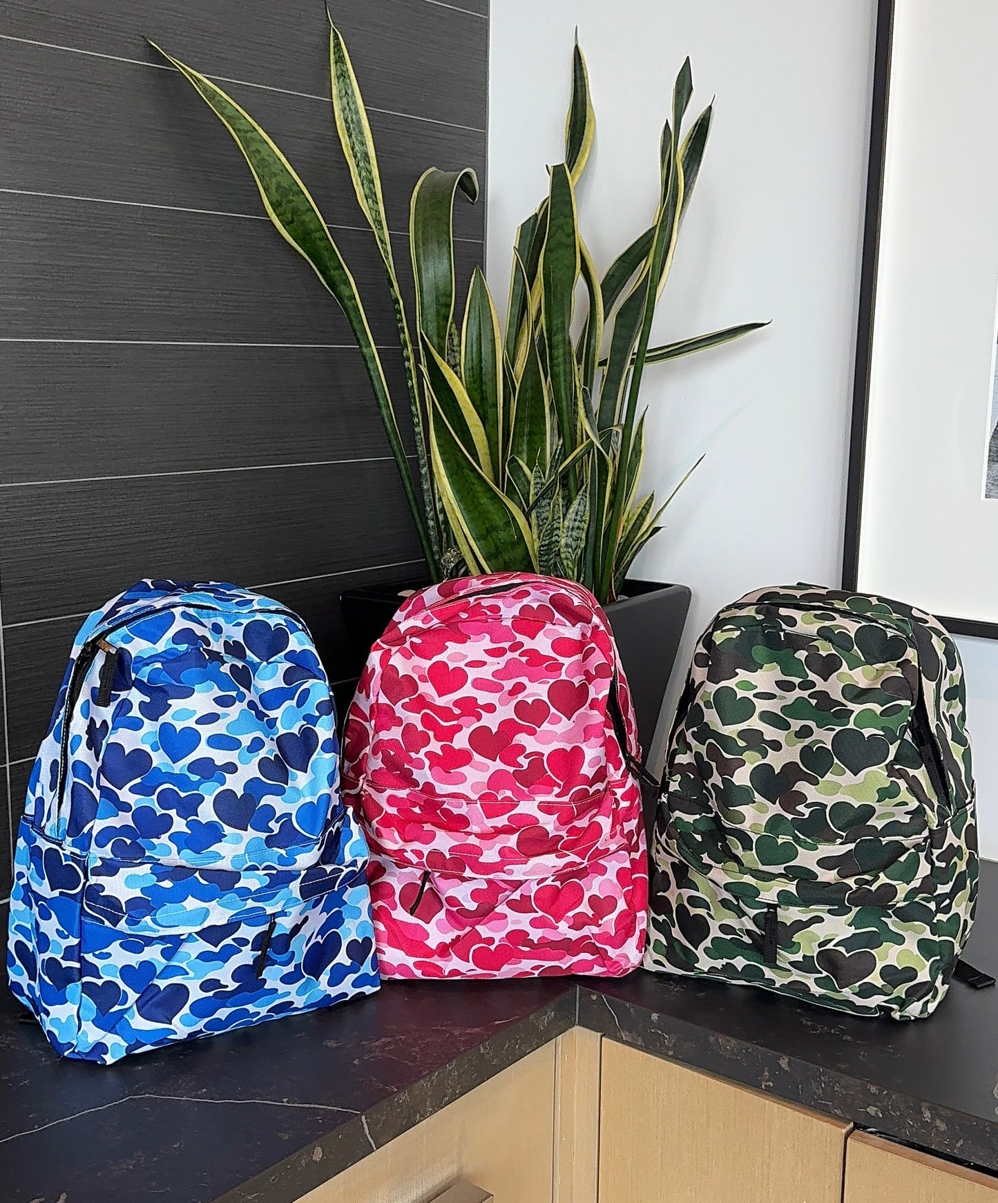 Heart Camo Backpack