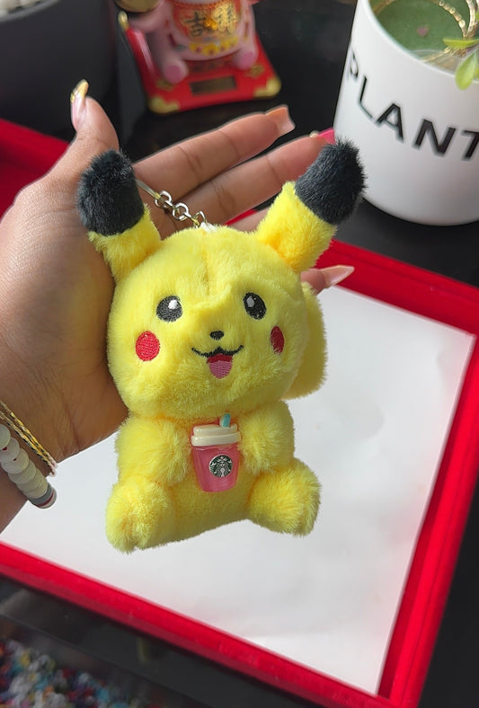 Pika Plush Keychain