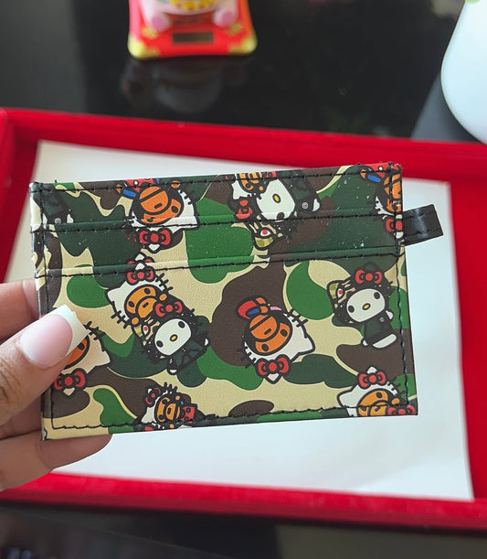 Green Camo HK Card Wallet