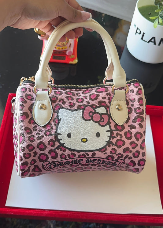 Pink Chrome HK Pillow Bag