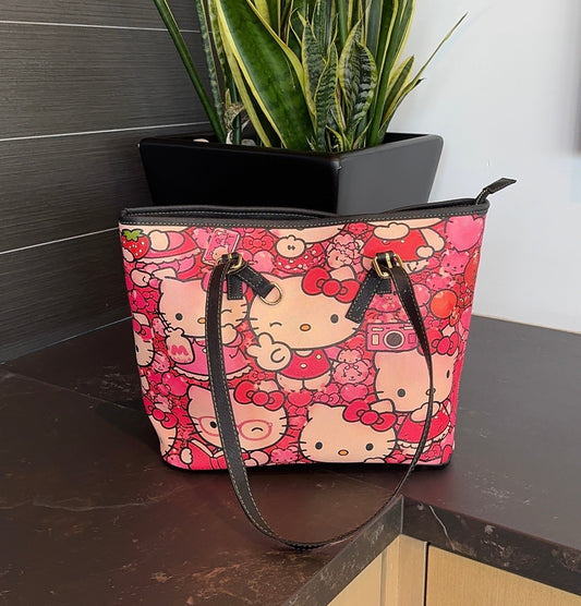 HK Pink Out Mini Tote Bag