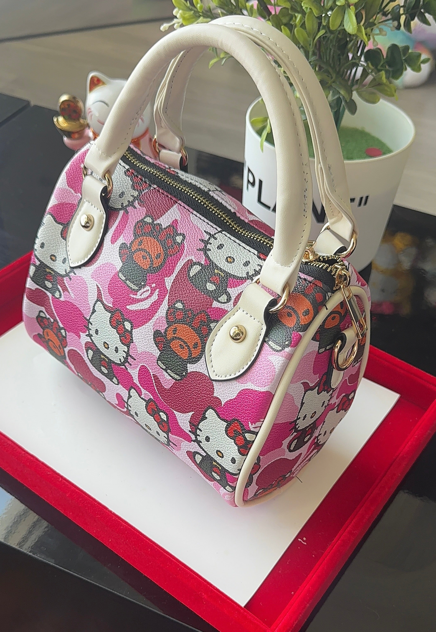 Pink Camo HK Pillow Bag