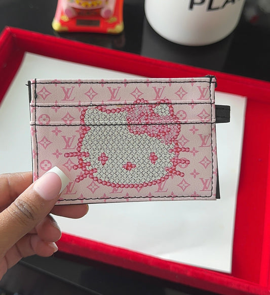 Kitty LV Card Wallet